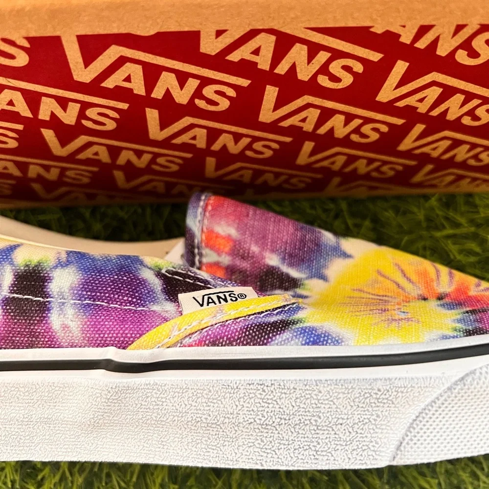 VANS WASHED CLASSIC SLIP ON TIE DYE - Picture 8 of 9